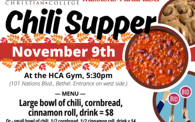 HCC Annual Chili Supper Missions Fundraiser