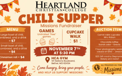 Annual Chili Supper Fundraiser!